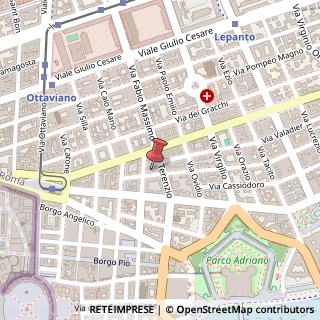 Mappa Via Boezio, 92, 00193 Roma, Roma (Lazio)
