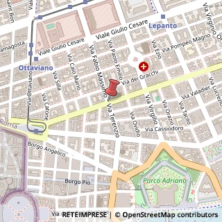 Mappa Via Cola di Rienzo, 184, 00193 Roma, Roma (Lazio)