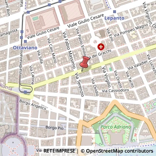 Mappa Via Cola di Rienzo, 190, 00192 Roma, Roma (Lazio)