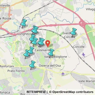 Mappa Via Montepagano, 00132 Roma RM, Italia (1.825)