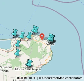 Mappa SP52bis, 71019 Vieste FG, Italia (15.17111)