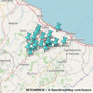 Mappa Vico I Croce, 86030 Tavenna CB, Italia (8.971)