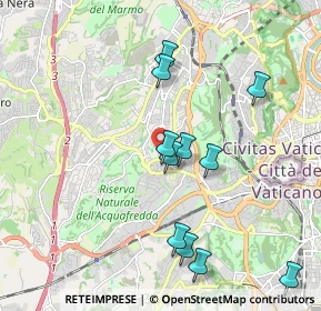 Mappa Via Francesco Tamagno, 00168 Roma RM, Italia (2.07182)