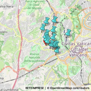 Mappa Via Francesco Tamagno, 00168 Roma RM, Italia (1.05786)