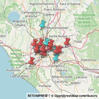 Mappa Via Cipriano Facchinetti, 00159 Roma RM, Italia (8.83167)