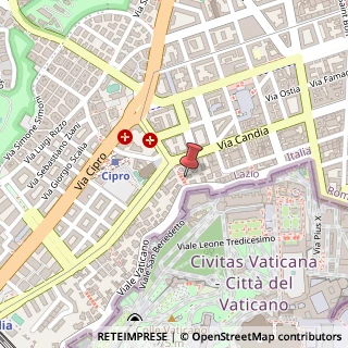 Mappa Via Vittor Pisani, 2D, 00192 Roma, Roma (Lazio)