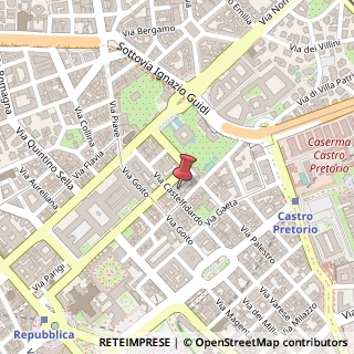 Mappa Via Castelfidardo, 50, 00185 Roma, Roma (Lazio)