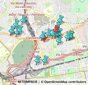 Mappa Via di S. Romano, 00158 Roma RM, Italia (0.9645)