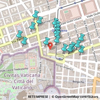 Mappa Via Vespasiano, 00192 Roma RM, Italia (0.238)