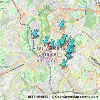 Mappa Via Vespasiano, 00192 Roma RM, Italia (1.44214)