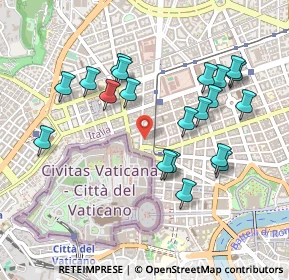 Mappa Via Vespasiano, 00192 Roma RM, Italia (0.5055)