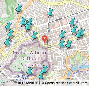 Mappa Via Vespasiano, 00192 Roma RM, Italia (0.6675)