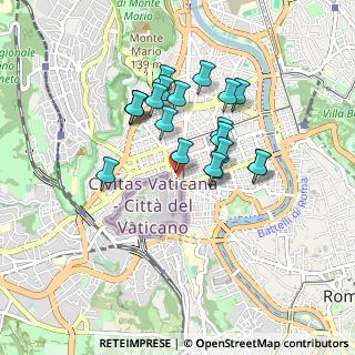Mappa Via Vespasiano, 00192 Roma RM, Italia (0.77)