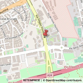 Mappa Via Filippo Fiorentini,  106, 00159 Roma, Roma (Lazio)