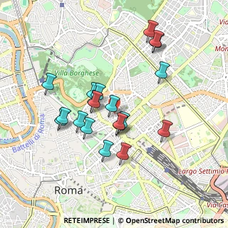 Mappa Via Piemonte, 00187 Roma RM, Italia (0.8635)