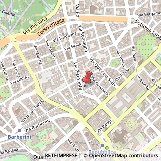Mappa Via Giosuè Carducci, 4, 00187 Roma, Roma (Lazio)