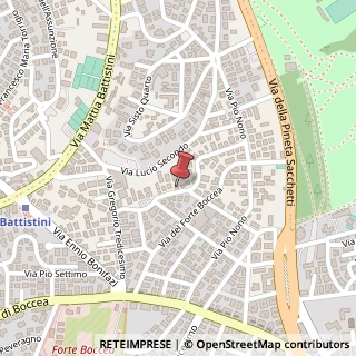Mappa Via Prospero Santacroce, 131, 00167 Roma, Roma (Lazio)