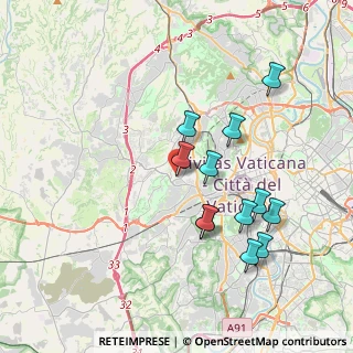 Mappa Via Giuseppe de Luca, 00168 Roma RM, Italia (3.86167)