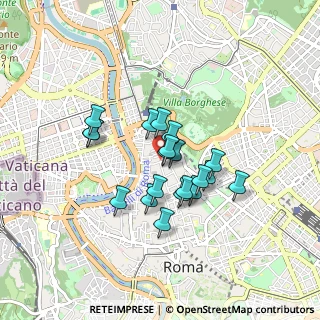 Mappa Via Vittoria, 00187 Roma RM, Italia (0.686)