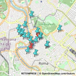 Mappa Via Vittoria, 00187 Roma RM, Italia (0.833)