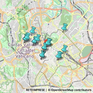 Mappa Via Vittoria, 00187 Roma RM, Italia (1.38882)