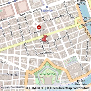 Mappa Via Virgilio, 1 E/F/G, 00193 Roma, Roma (Lazio)