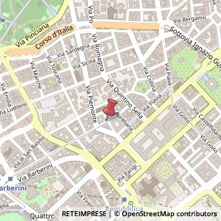 Mappa Via Giosuè Carducci,  4, 00187 Roma, Roma (Lazio)