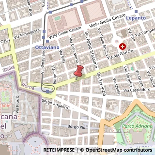 Mappa Via Cola di Rienzo, 246, 00193 Roma, Roma (Lazio)