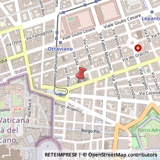 Mappa Via Cola di Rienzo, 287, 00192 Roma, Roma (Lazio)