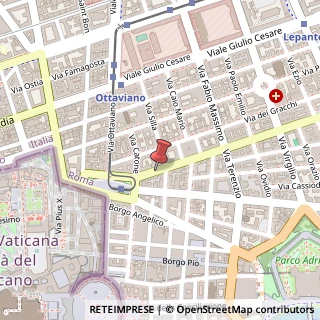 Mappa Via Cola di Rienzo,  212, 00192 Roma, Roma (Lazio)
