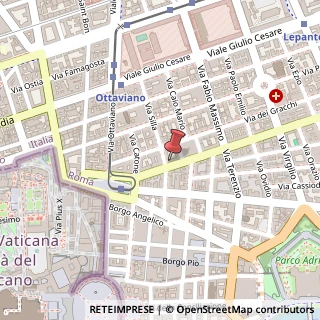 Mappa Via Cola di Rienzo, 271, 00192 Roma, Roma (Lazio)