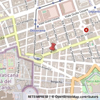Mappa Via Cola di Rienzo,  180, 00192 Roma, Roma (Lazio)
