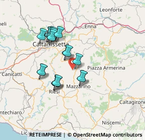 Mappa Via Montecarlo, 94012 Barrafranca EN, Italia (13.56278)