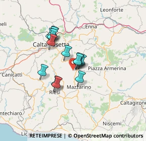 Mappa Via Montecarlo, 94012 Barrafranca EN, Italia (10.70857)