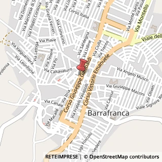 Mappa Contrada Albana, 94012 Barrafranca, Enna (Sicilia)