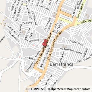 Mappa Corso Garibaldi, 172, 94012 Barrafranca, Enna (Sicilia)