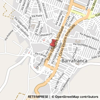Mappa Via Romano, 22, 94012 Barrafranca, Enna (Sicilia)