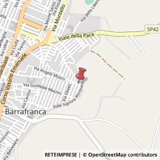 Mappa Via A. Musco, 104, 94012 Barrafranca, Enna (Sicilia)