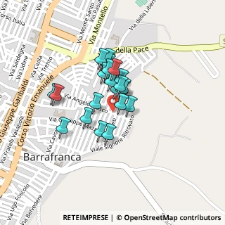 Mappa Via Birago Dalmazio, 94012 Barrafranca EN, Italia (0.17083)
