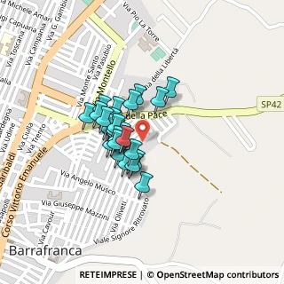 Mappa Via Ciuverio, 94012 Barrafranca EN, Italia (0.16296)