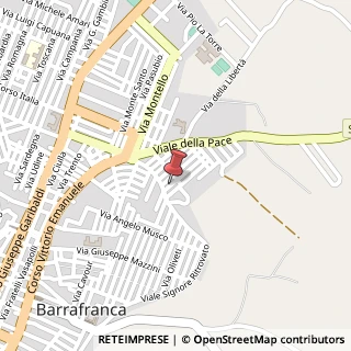Mappa Via Filippo Cluverio, 4, 94012 Barrafranca EN, Italia, 94012 Barrafranca, Enna (Sicilia)