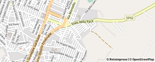Mappa Barrafranca