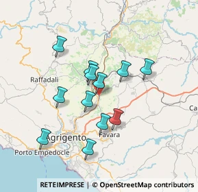 Mappa Localita, 92021 Aragona AG, Italia (6.72083)