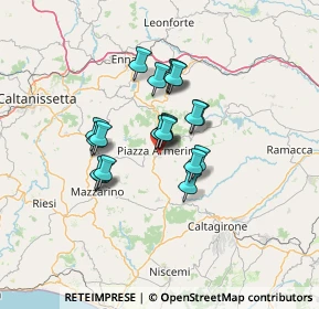 Mappa Contrada Orto Piano dei Morti, 94015 Piazza Armerina EN, Italia (10.618)