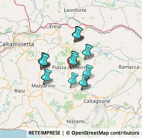 Mappa Contrada Orto Piano dei Morti, 94015 Piazza Armerina EN, Italia (10.9575)