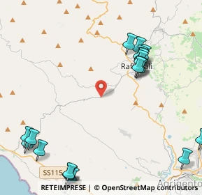 Mappa 92100 Raffadali AG, Italia (6.197)