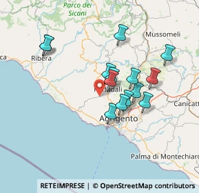 Mappa C.da Rocca San Giovanni, 92100 Raffadali AG, Italia (13.67143)