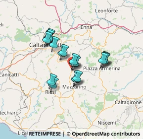 Mappa Via Lombardia, 94012 Barrafranca EN, Italia (11.439)