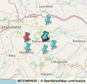 Mappa Via Pietro Mascagni, 94015 Piazza Armerina EN, Italia (7.43364)