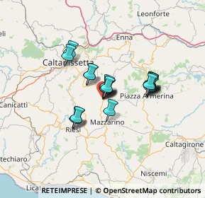 Mappa Via Gagliano, 94012 Barrafranca EN, Italia (10.4355)